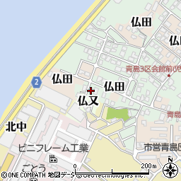 富山県魚津市青島677周辺の地図