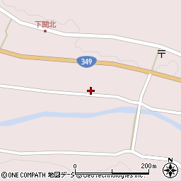 福島県矢祭町（東白川郡）下関河内（上川原）周辺の地図