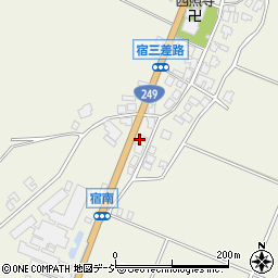 石川県羽咋郡宝達志水町宿リ周辺の地図