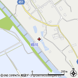 持田・養魚場周辺の地図