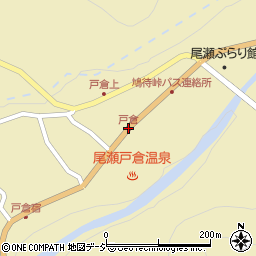 尾瀬戸倉周辺の地図