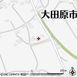 栃木県大田原市荻野目276周辺の地図