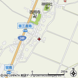 石川県羽咋郡宝達志水町宿チ周辺の地図