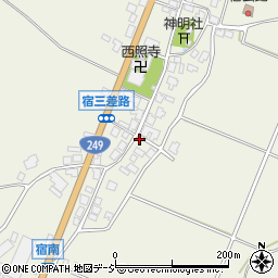 石川県羽咋郡宝達志水町宿チ268周辺の地図