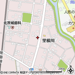 茨城県北茨城市関南町里根川周辺の地図