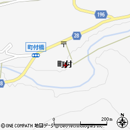 茨城県久慈郡大子町町付周辺の地図