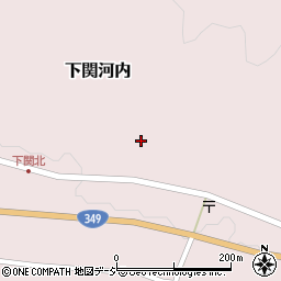 福島県矢祭町（東白川郡）下関河内（上古宿）周辺の地図