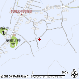 長野県飯山市其綿周辺の地図