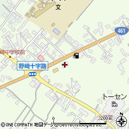 大田原信用金庫野崎支店周辺の地図