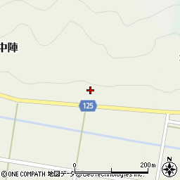 富山県黒部市中陣39周辺の地図