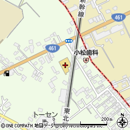 栃木銀行ダイユー野崎店 ＡＴＭ周辺の地図
