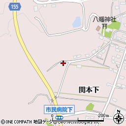 茨城県北茨城市関南町関本下周辺の地図