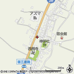 石川県羽咋郡宝達志水町宿チ127-1周辺の地図