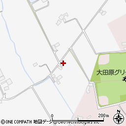 栃木県大田原市荻野目419周辺の地図