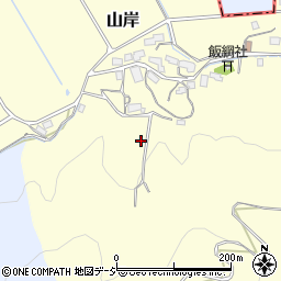 長野県飯山市山岸周辺の地図