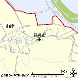 飯綱社周辺の地図