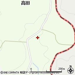 茨城県久慈郡大子町高田666周辺の地図