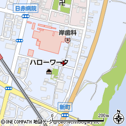 長野県飯山市飯山新町周辺の地図