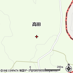 茨城県久慈郡大子町高田333周辺の地図