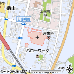 飯山赤十字病院周辺の地図