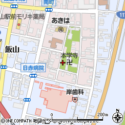 長野県飯山市南町周辺の地図