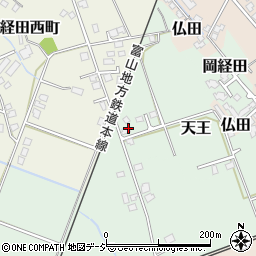 富山県魚津市天王37-2周辺の地図