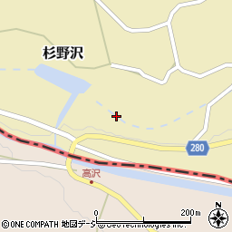 新潟県妙高市杉野沢2745-4周辺の地図