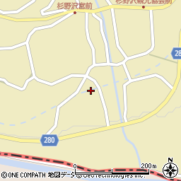 新潟県妙高市杉野沢2610-1周辺の地図