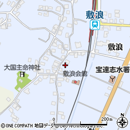 石川県羽咋郡宝達志水町敷浪チ124周辺の地図