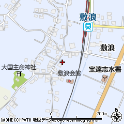 石川県羽咋郡宝達志水町敷浪チ127周辺の地図