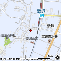 石川県羽咋郡宝達志水町敷浪チ周辺の地図