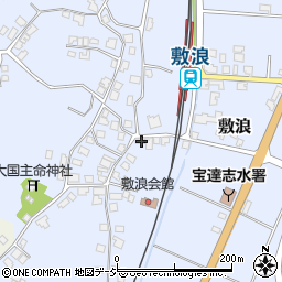石川県羽咋郡宝達志水町敷浪チ129周辺の地図