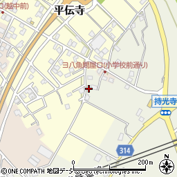 富山県魚津市持光寺323周辺の地図