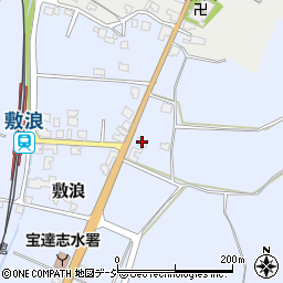 敷波簡易郵便局周辺の地図