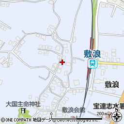 石川県羽咋郡宝達志水町敷浪ヘ周辺の地図