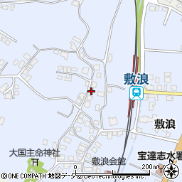 石川県宝達志水町（羽咋郡）敷浪（ヘ）周辺の地図