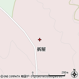 福島県矢祭町（東白川郡）下関河内（折屋）周辺の地図