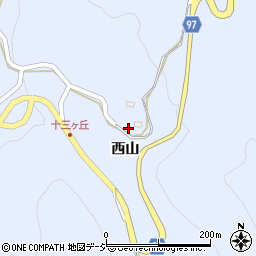長野県飯山市飯山（西山）周辺の地図