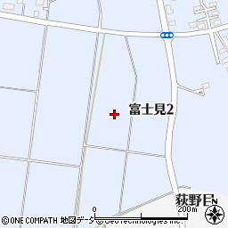 栃木県大田原市富士見2丁目周辺の地図