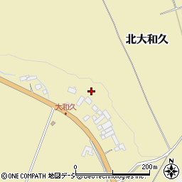 栃木県大田原市北大和久周辺の地図