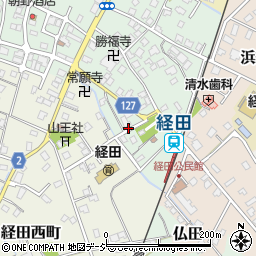 富山県魚津市経田中町1周辺の地図