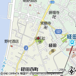 魚津警察署経田駐在所周辺の地図