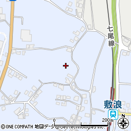 石川県羽咋郡宝達志水町敷浪周辺の地図