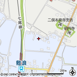 石川県羽咋郡宝達志水町敷浪リ周辺の地図
