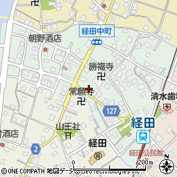 富山県魚津市経田中町6-13周辺の地図