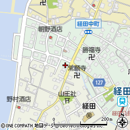 富山県魚津市経田中町13周辺の地図