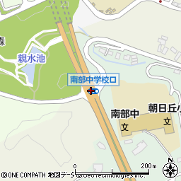 南部中口周辺の地図