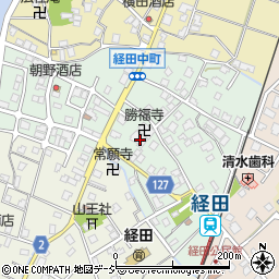 富山県魚津市経田中町6-22周辺の地図