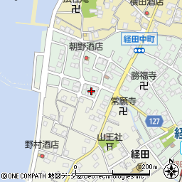 富山県魚津市経田中町17周辺の地図