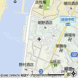 富山県魚津市経田中町18周辺の地図